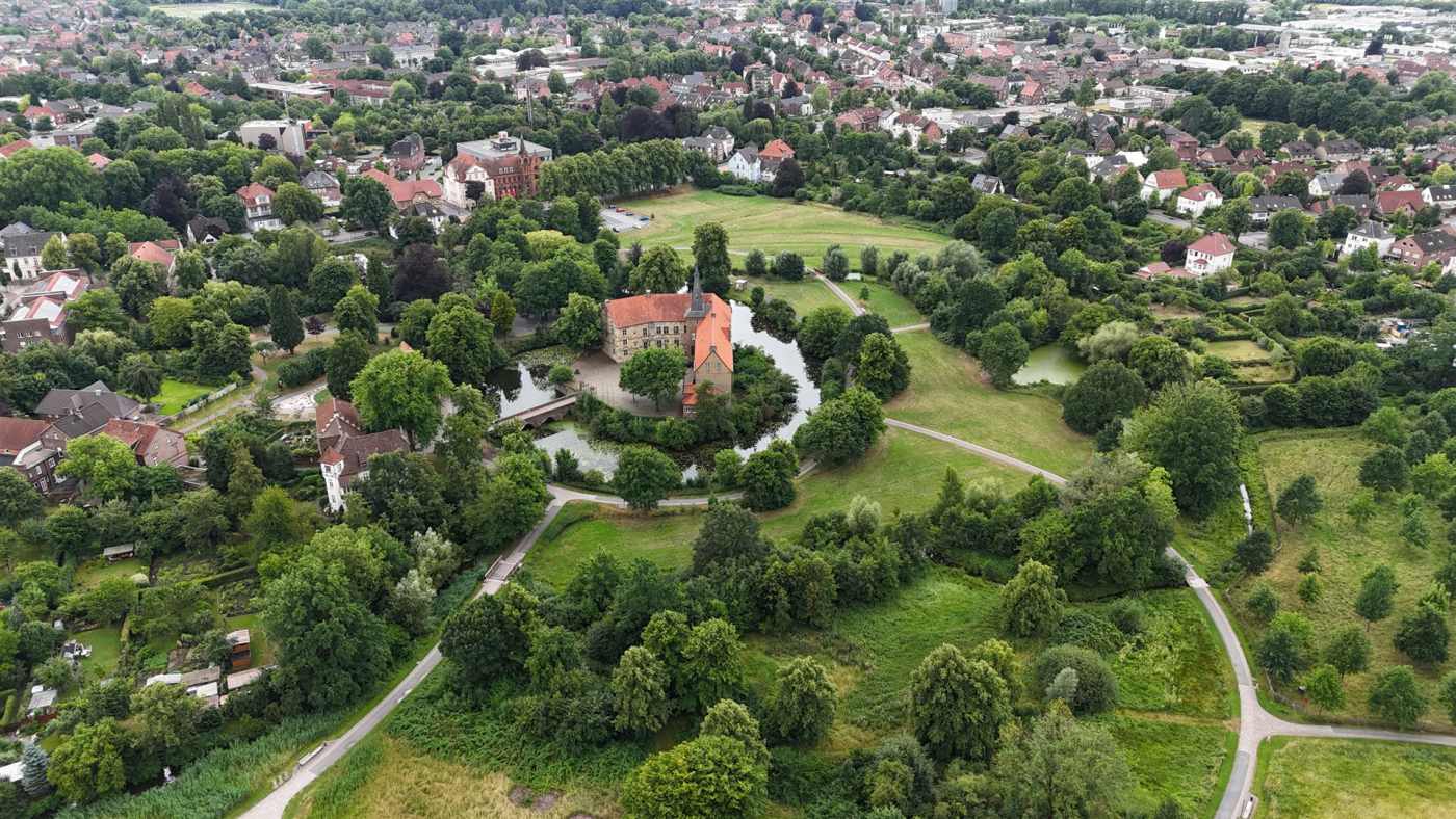 Burg Lüdinghausen Luftaufname_2